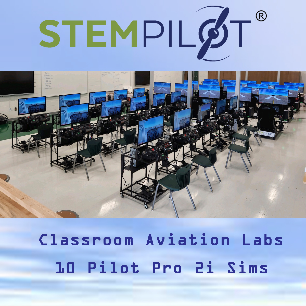 Aviation Lab featuring 10 Pilot Pro 2's | StemPilot